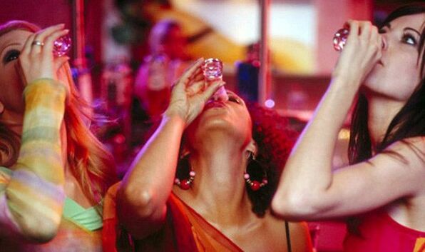 Women addicted to alcohol